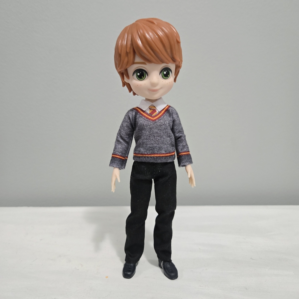 Cute Doll Harry Potter Ron Weasley with Gray Sweater and Black Pants